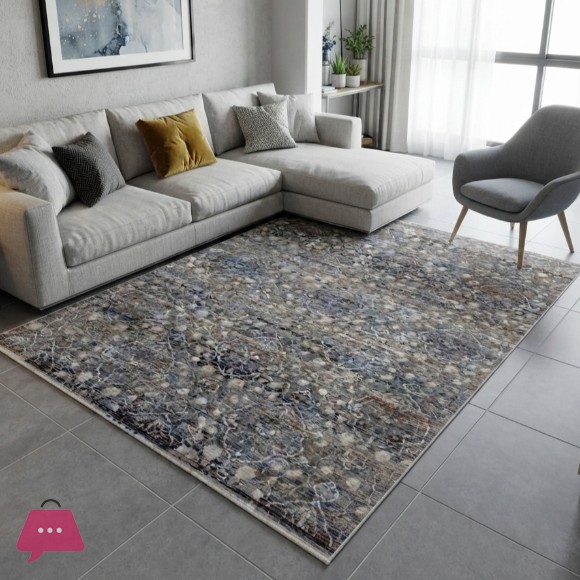 Vintage Distressed Oriental Area Rug 5x8 Feet
