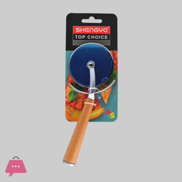 SHENGYA Premium Pizza Cutter Wood Handle