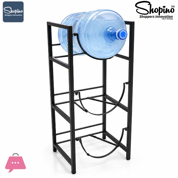 Shopino 3 Gallon Water Bottle Holder Heavy Duty Water Bottle Rack