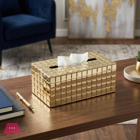 Modern Tissue Box Elegant Home & Office Tissue Holder