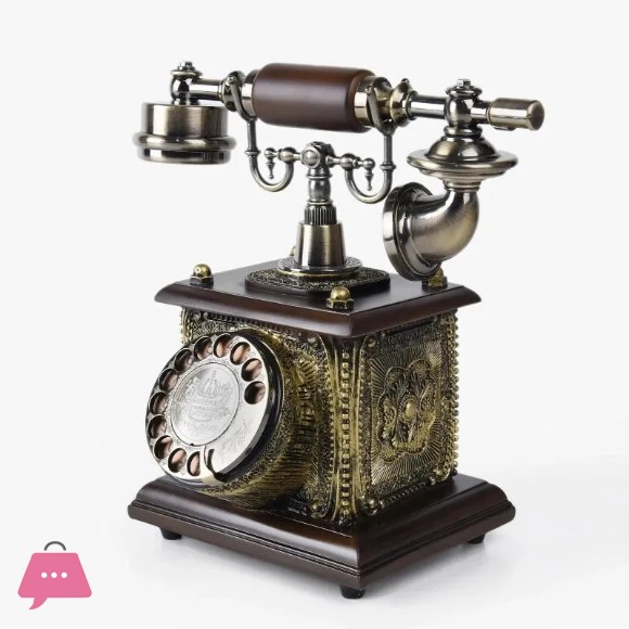 Vintage Telephone Set Antique