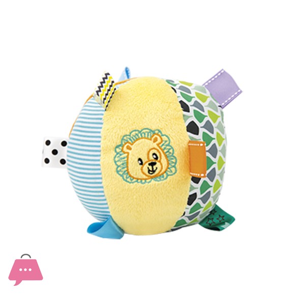 Winfun Caesar the Lion Soft Rattle Ball - 0180-01