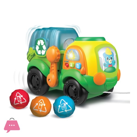 Winfun Go Green Pull-Along Recycle Truck - 250302