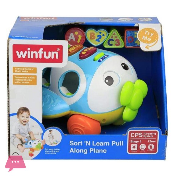 Winfun Pull Along Plane -1505