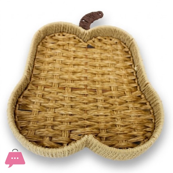 Woven Rattan Serving Tray - 1235-22