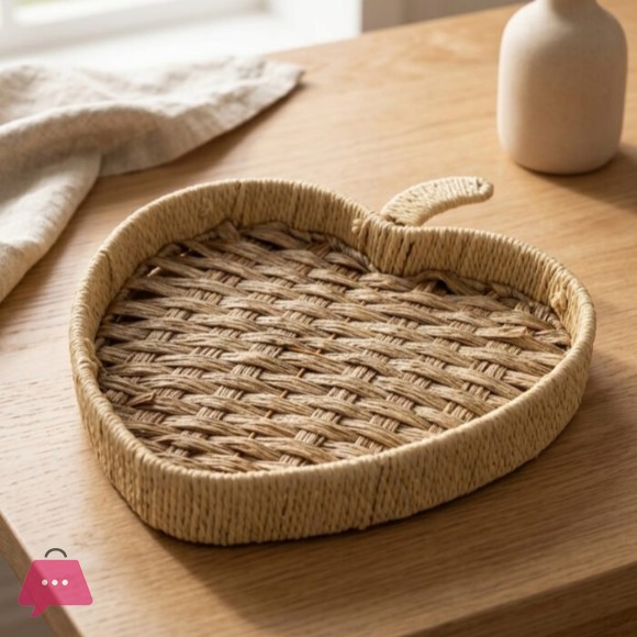 Woven Rattan Serving Tray - 1235- 25