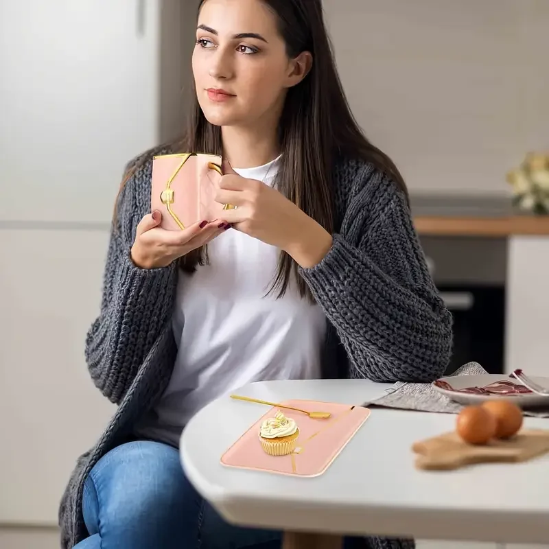 1 bag shaped dessert ceramic cup with spoon and saucer set breakfast coffee mug and plate set handheld for office home coffee tea hot chocolate and latte Product details 4