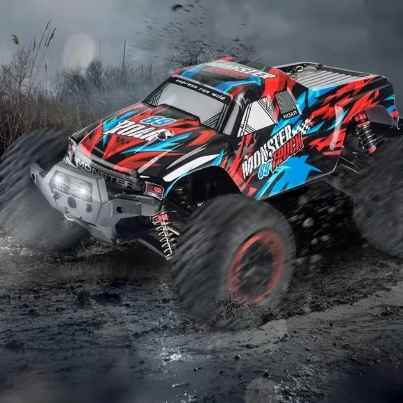 2.4G Wireless Remote Control Off-Road Vehicle, 4WD High Speed Drift RC Car, All Terrain Damping Climbing Truck, Electric Model Toy Children Birthday Gift
