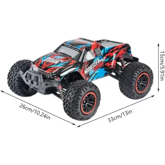 2.4G Wireless Remote Control Off-Road Vehicle, 4WD High Speed Drift RC Car, All Terrain Damping Climbing Truck, Electric Model Toy Children Birthday Gift