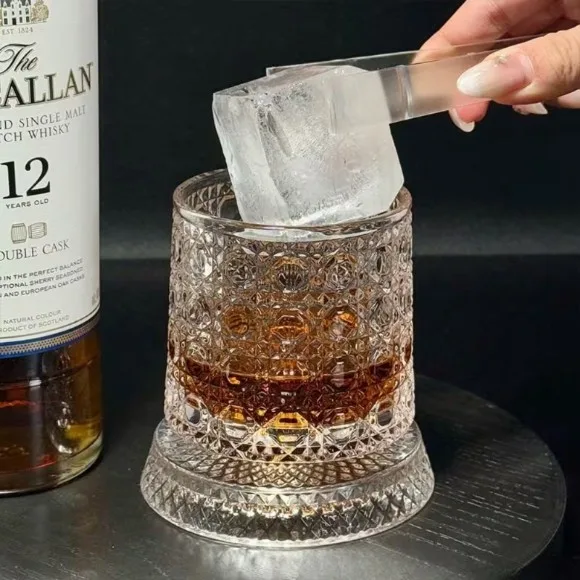 260 Degree Rotating Base Unique Glass - 1 Pcs