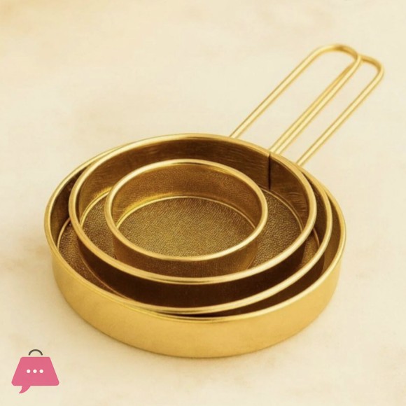 3 Pc Stainer Set-Golden
