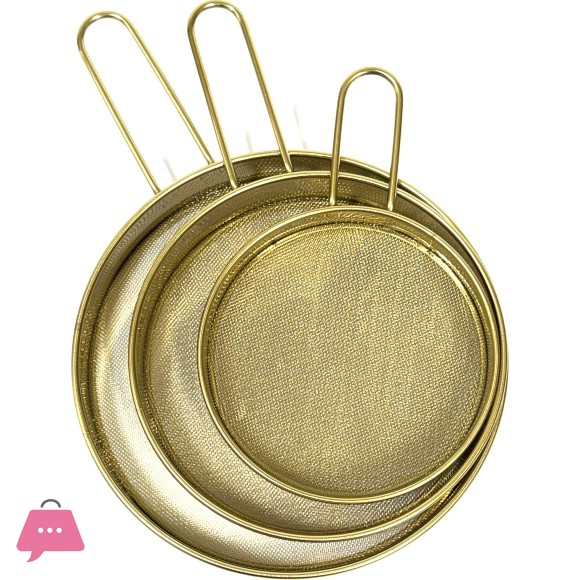 3 Pc Stainer Set-Golden
