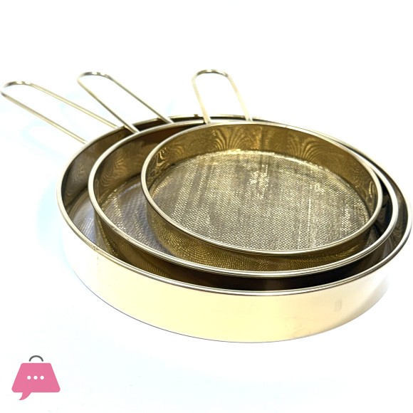 3 Pc Stainer Set-Golden