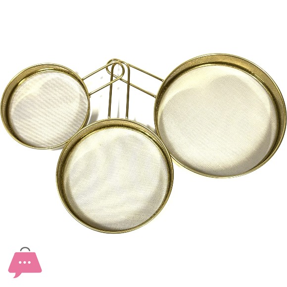 3 Pc Stainer Set-Golden