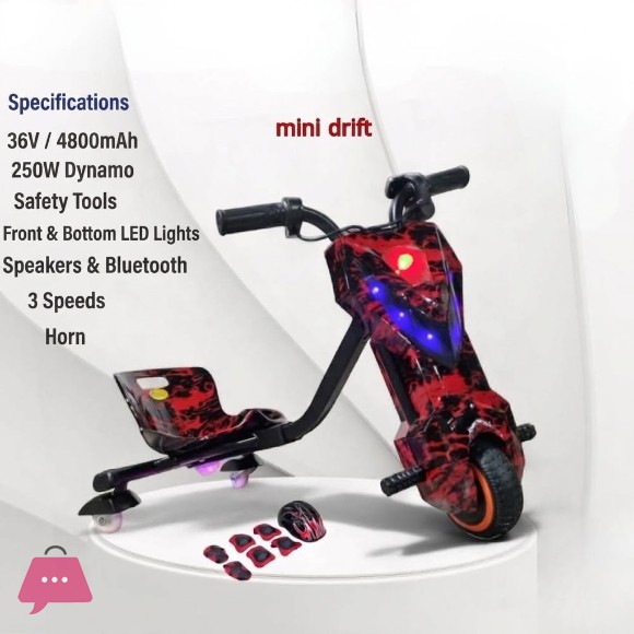 36v Drifter Scooter Mini Drift Electric Scooter – A Three-Speed Adventure