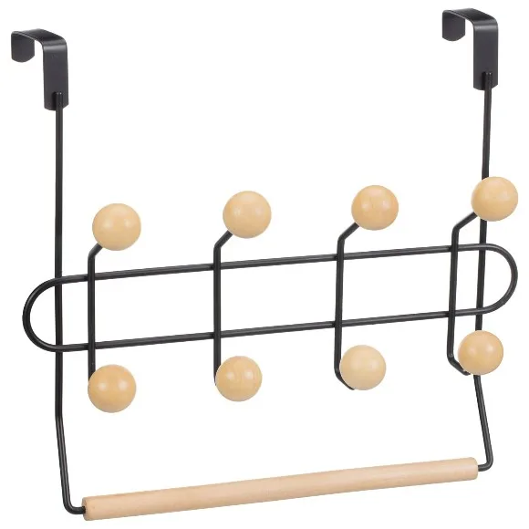 8 Ball Overdoor Hooks With Bar