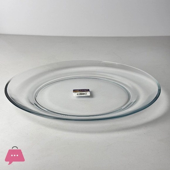 Delisoga 9inch Dinner Plate 6 Pcs – Premium Glass Plate (EQ4002-2)