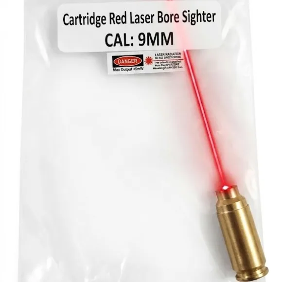 9mm Bore Laser Sighter Calibrate Firearm Aim Red Laser Chamber laser