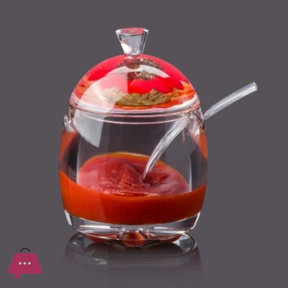 Acrylic Jam Jar with Potpuri Lid