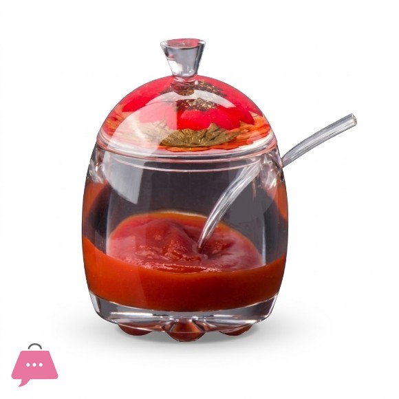 Acrylic Jam Jar with Potpuri Lid