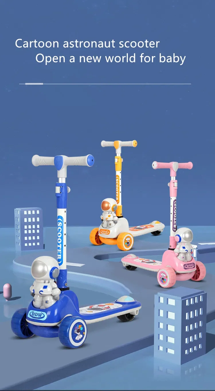 Kids Scooter with Light/Best Selling Three Wheels Kick Scooters