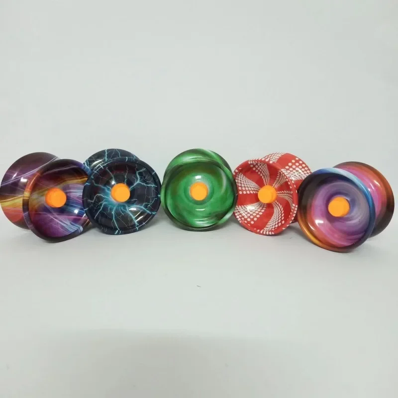 Alloy yo-yo Glitz ball Metal yo-yo boy's wire control toy