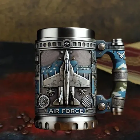 Air Force Military Mug with Exclusive Themed Design Air Plan
