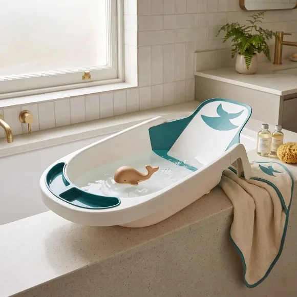 Baby Bath Tub with Adjustable Backrest - 8019