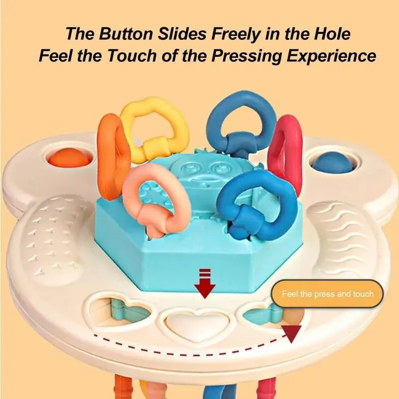 Baby Teether Pull String Sensory Rattle Toy - 888 - Default Title - Odeez | Educational Toys Pakistan 