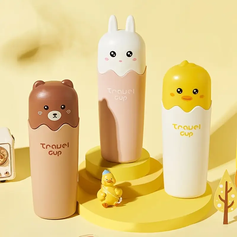 animal travel mouthwash cup cartoon toothbrush cup   portable   toiletry toothpaste and   Product details 0