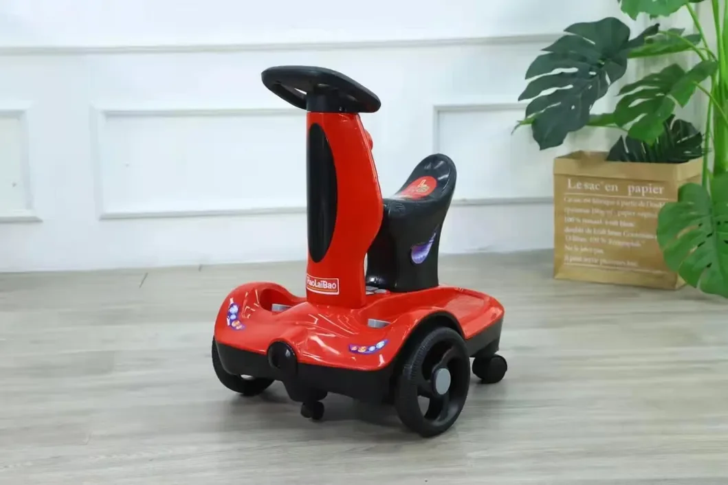 New Children′s Electric Drift Rotary Car/Dual Wheel Drive Balance Car/Baby Electric Toy