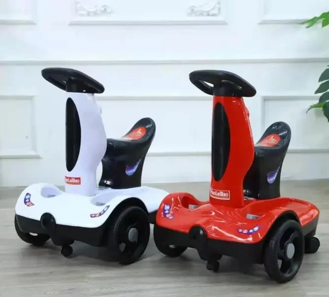 New Children′s Electric Drift Rotary Car/Dual Wheel Drive Balance Car/Baby Electric Toy
