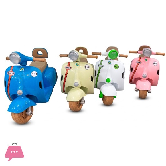 Childrens Electric Vespa Kids Bike Baby Toy for Driving Adventures for 3-6 Years