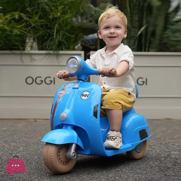 Childrens Electric Vespa Kids Bike Baby Toy for Driving Adventures for 3-6 Years