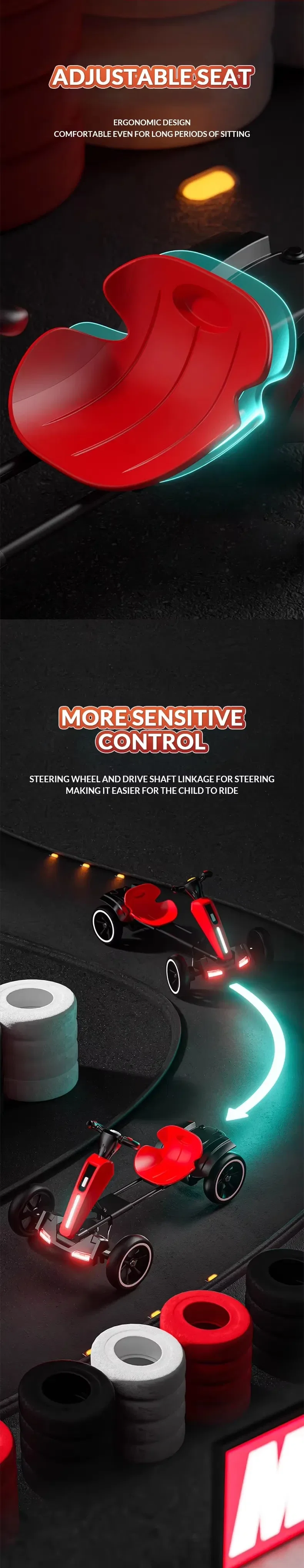 Children's Kart Four-Wheel Electric Car Remote Control Toy Car
