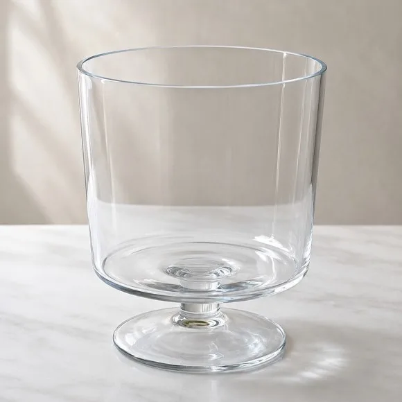Classic Glass Trifle Serving Bowl