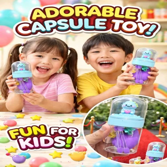 Cute Capsule Beauty Accessories Set / Cute Capsule Toy & Beauty Kit
