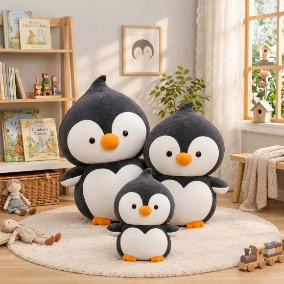 Cute Chubby Penguin Plush Toy