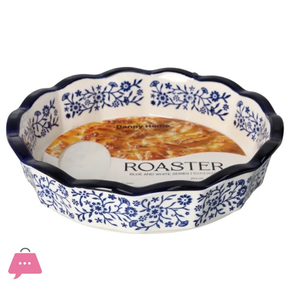 Danny Home Round Porcelain Baking Dish 7 & 10 Inch