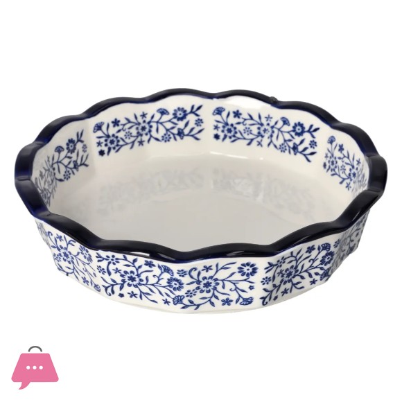 Danny Home Round Porcelain Baking Dish 7 & 10 Inch