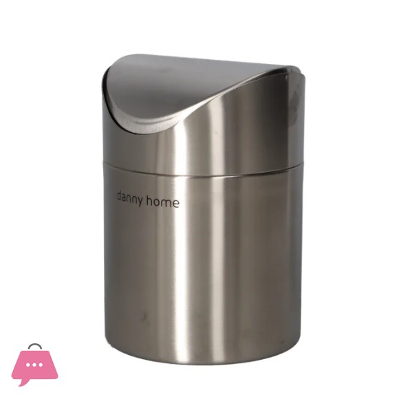 Danny Home Stainless Steel Trash Can 1.5L