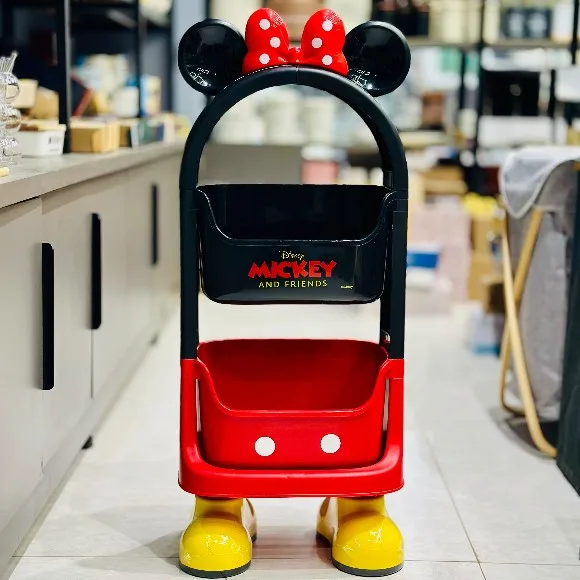 Disney Detachable 2-3 Tier Storage Rack Multifunctional Floor Standing Shelf
