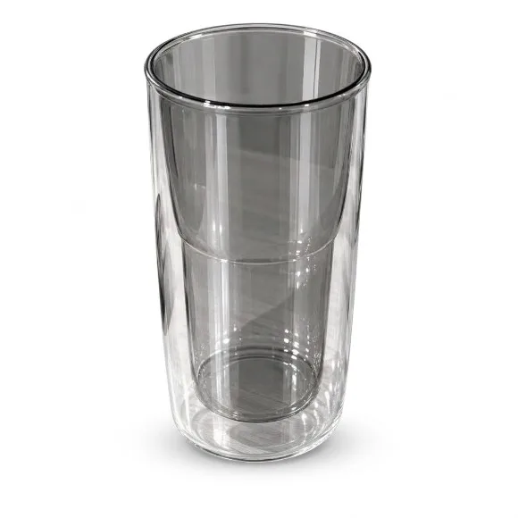 Double Walled Borosilicate Glass Water Glass Latte Macchiato Long Drink & Cocktail Glasses 1 Pieces