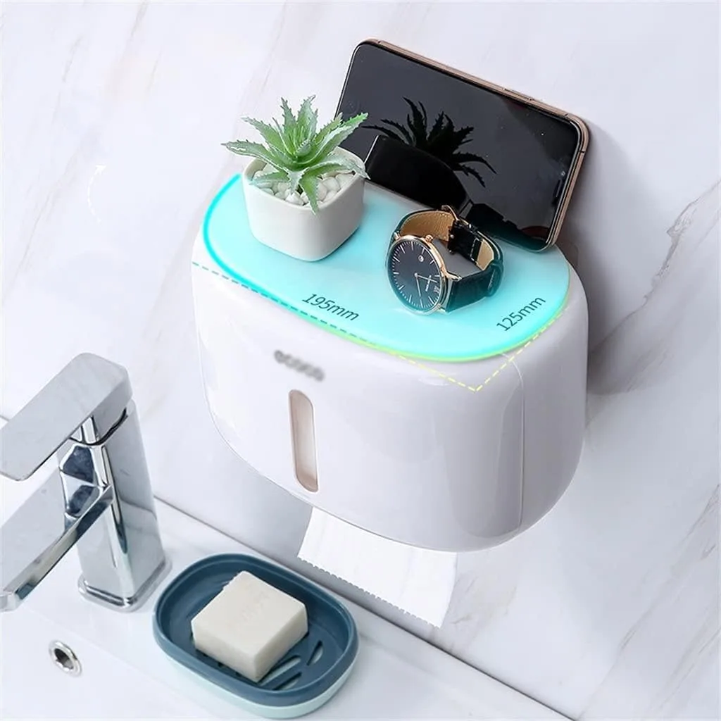 Ecoco Nordic-Style Floating Tissue Box & Succulent Shelf
