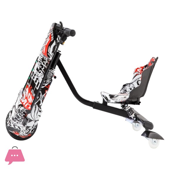 Electric 360 Drifting Scooter – 3 Wheel Kids Drift Go Kart with Bluetooth