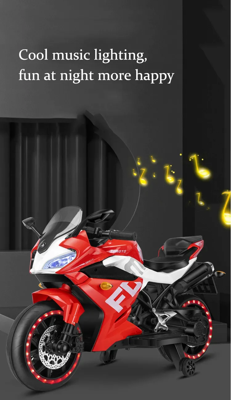 Latest New Model 3 Wheel Kids Electric Motorcycle Baby Motorbike