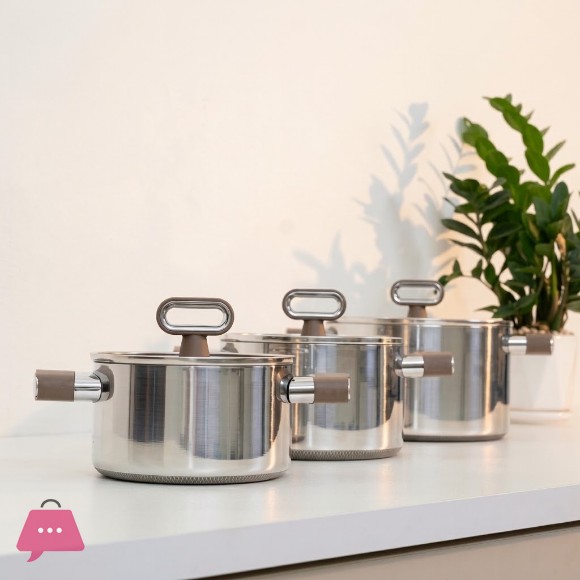 TITANUIUM Coating Non-Stick Casserole Cooking Pot