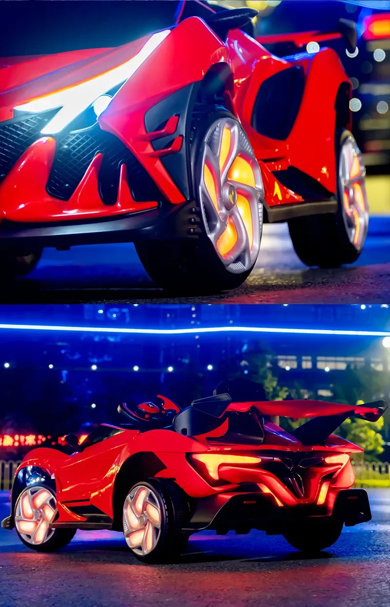 Children′s Outdoor Electric Toy Sports Car/Dual Wheel Drive 380 Motor/Multiple Driving Modes/Remote Control Sports Car