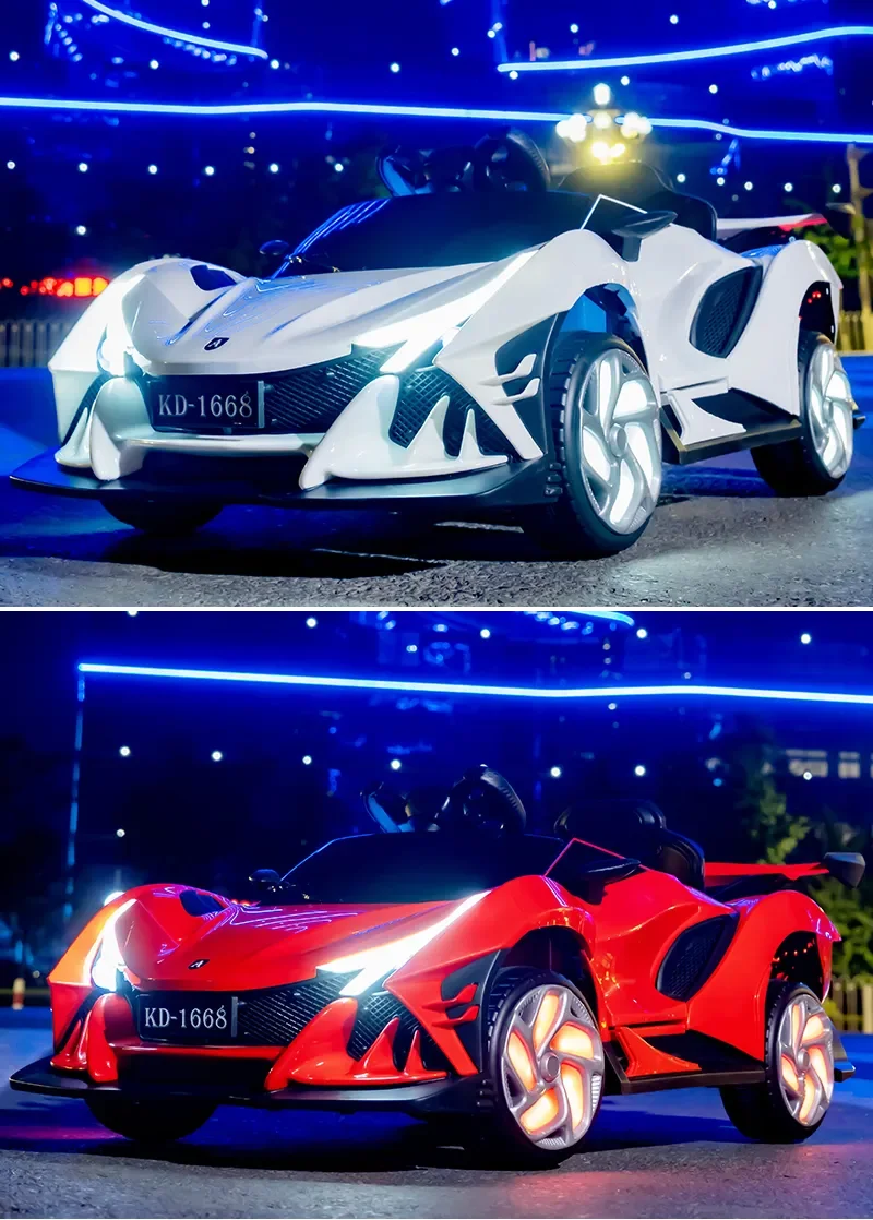 Children′s Outdoor Electric Toy Sports Car/Dual Wheel Drive 380 Motor/Multiple Driving Modes/Remote Control Sports Car