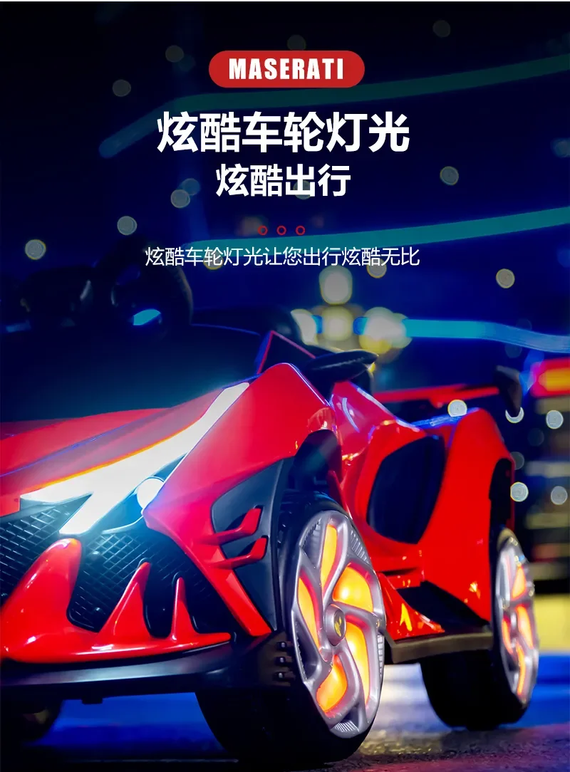 Children′s Outdoor Electric Toy Sports Car/Dual Wheel Drive 380 Motor/Multiple Driving Modes/Remote Control Sports Car